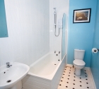 Modern bathroom in plymouth uni students shared property in stoke.
