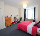 Plymouth university student 3 bed property large bedroom.