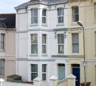 Modern terraced plymouth university student shared house.