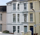 Modern renovated terraced shared plymouth university house.